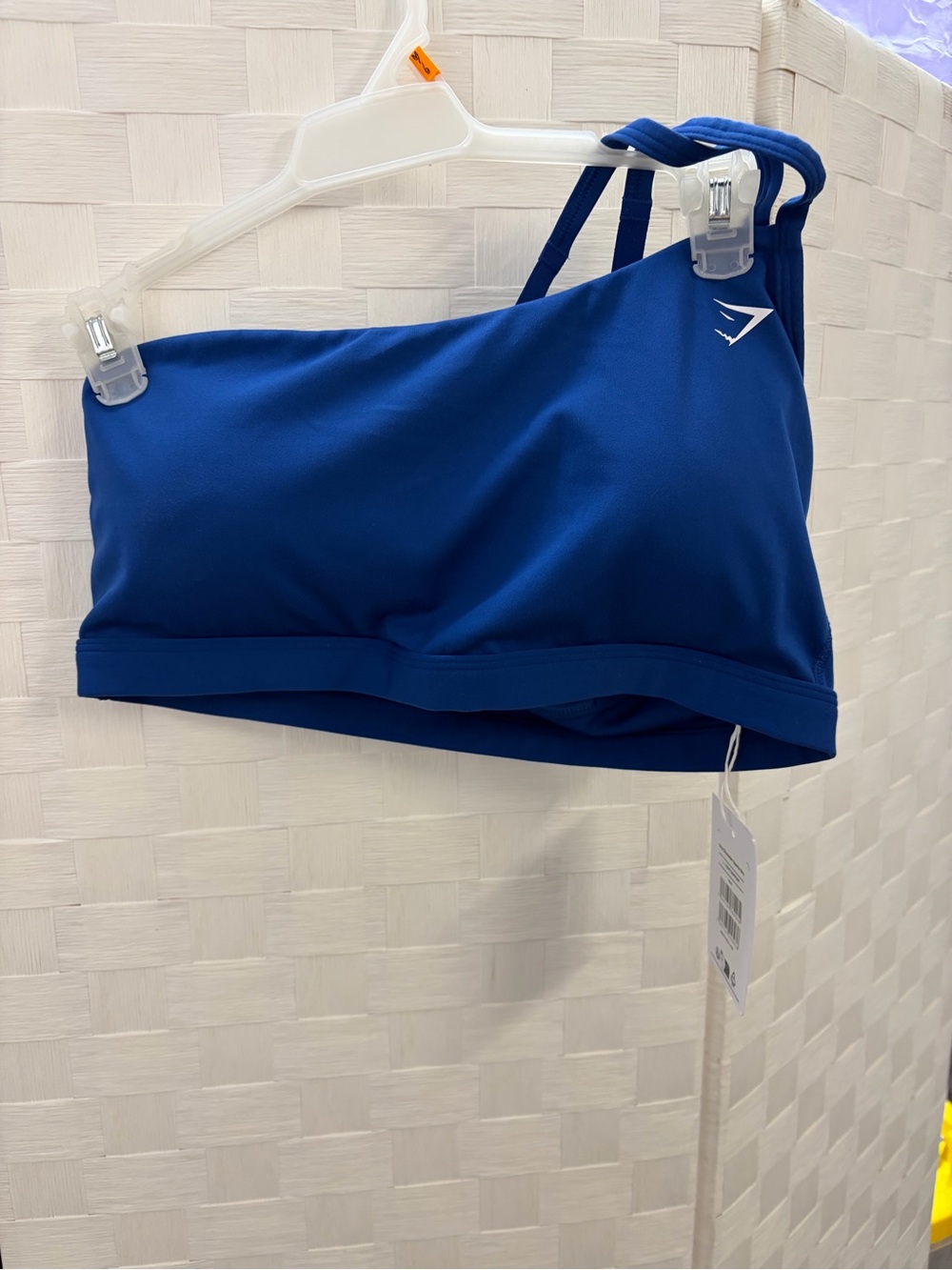 Speedo Royal Blue One-Shoulder Women's Sports Bra